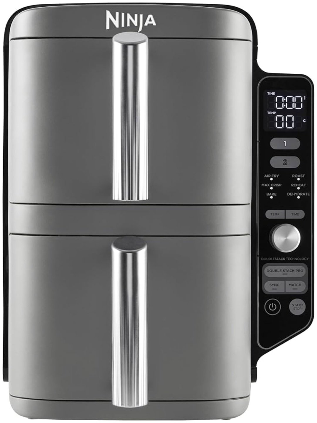Аэрогриль NINJA Double Stack XL Multi Rack SL400EU черный, серый