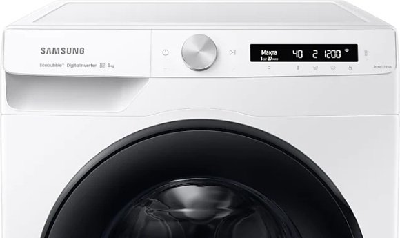Стиральная машина Samsung WW80A6S24AW/LD 8 кг белый купить,NaN