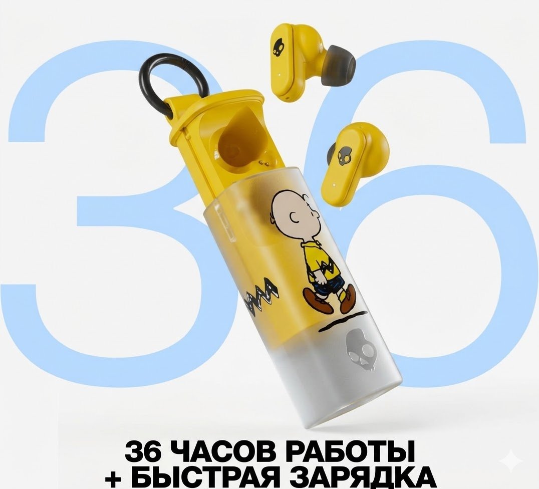 Наушники Skullcandy Dime Evo X желтый купить,47875