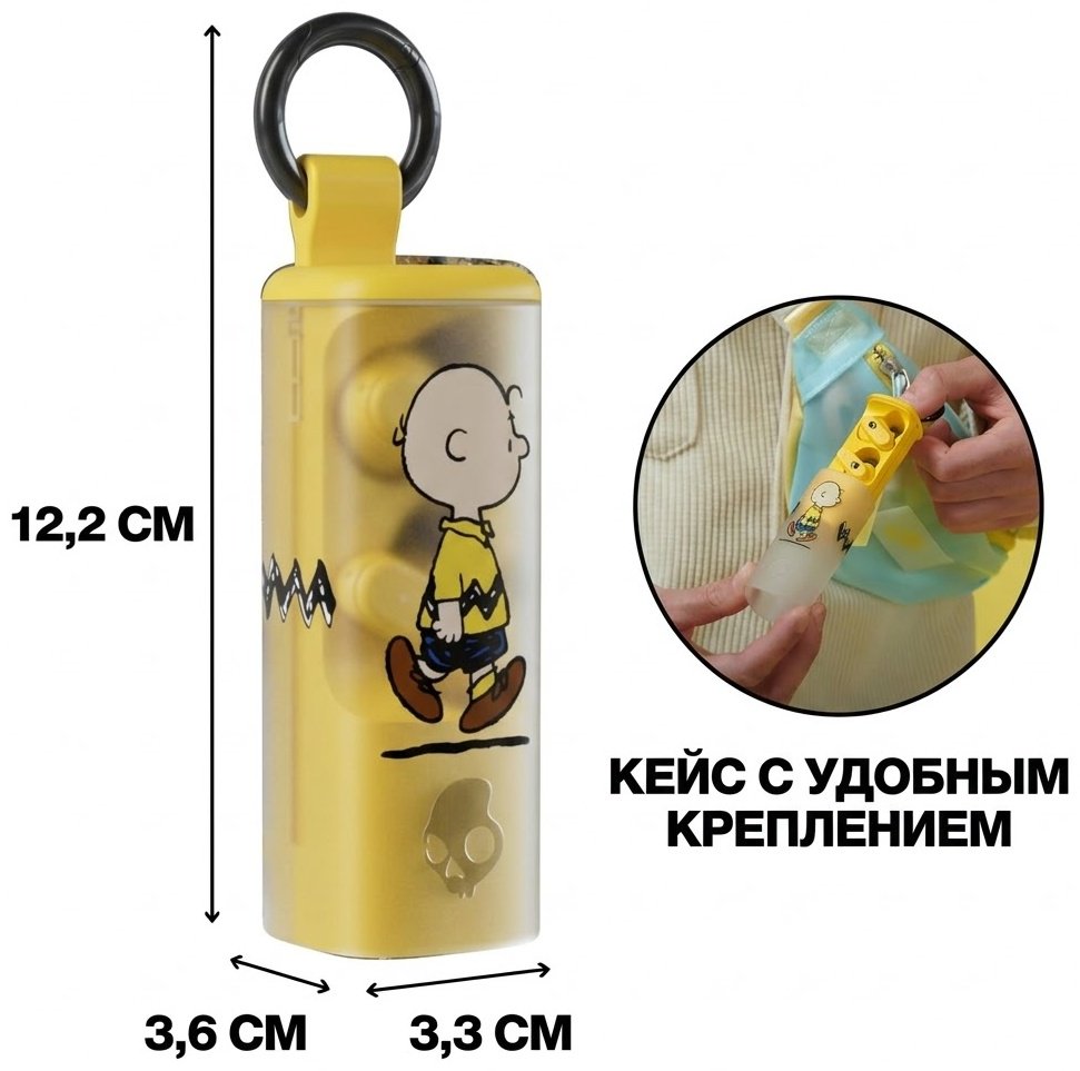 Наушники Skullcandy Dime Evo X желтый купить,47875