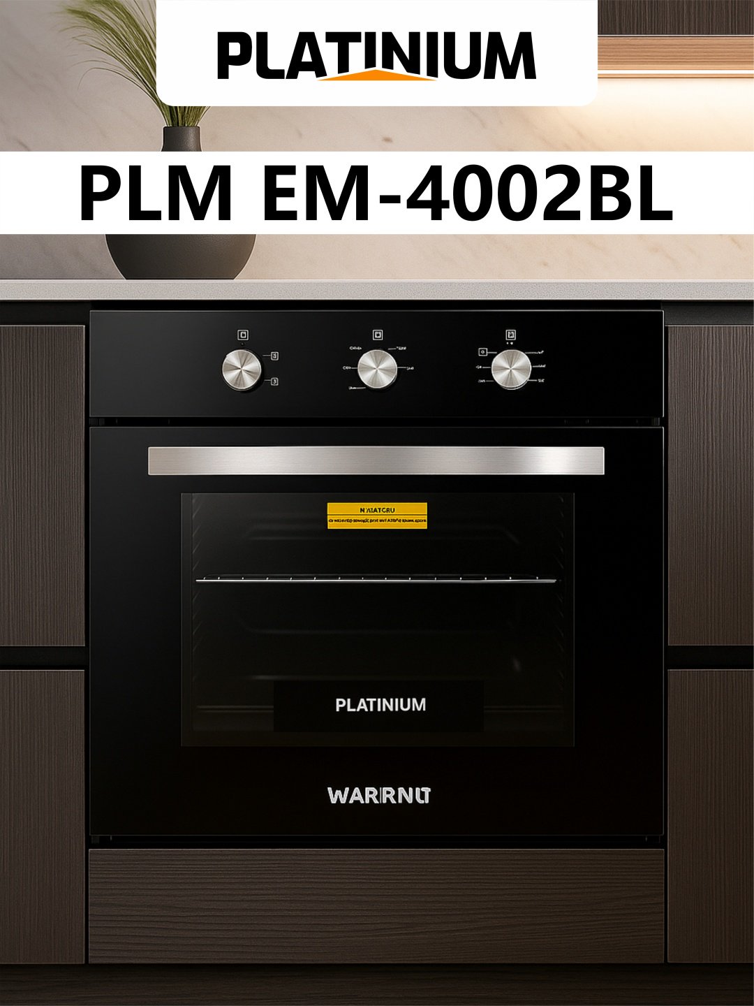 Духовой шкаф Platinium PLM-EM4002BL черный купить,NaN