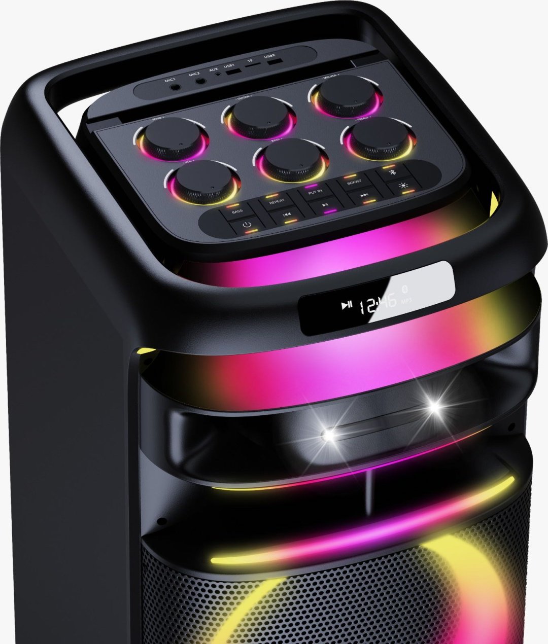 Портативная колонка DBL DJ-3120 черный купить,NaN