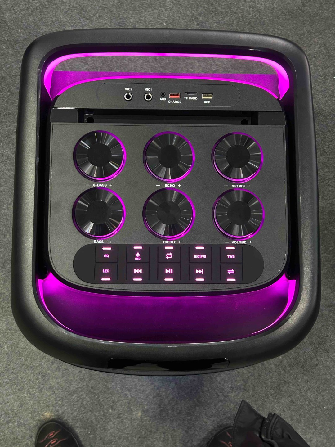 Портативная колонка DBL DJ-3120 черный купить,NaN