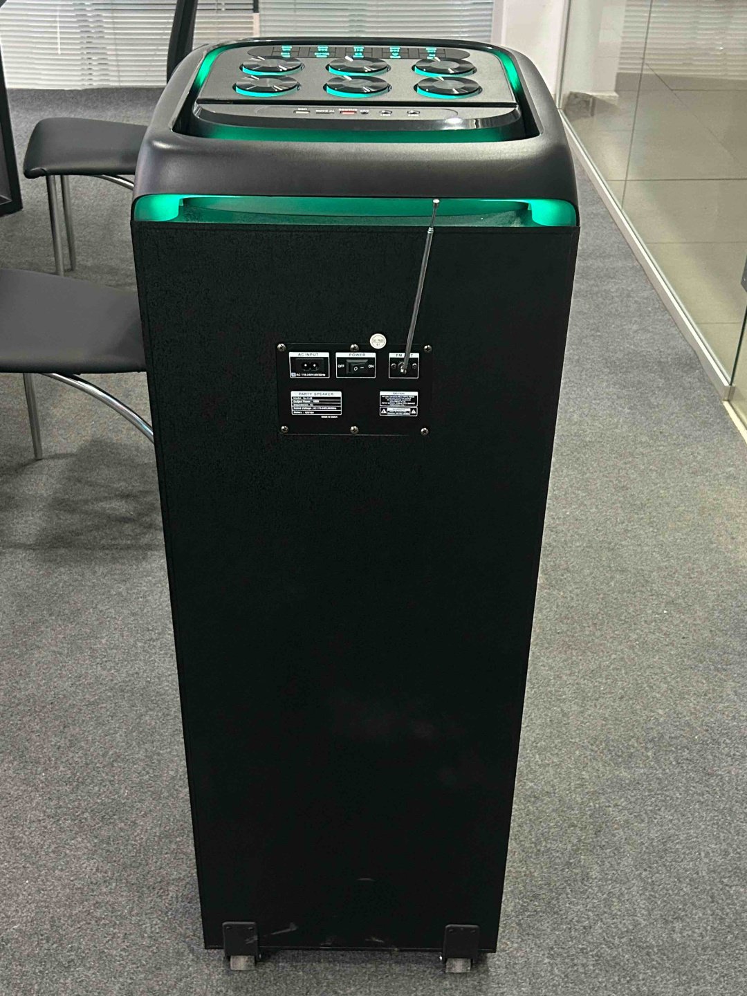 Портативная колонка DBL DJ-3122 черный купить,NaN