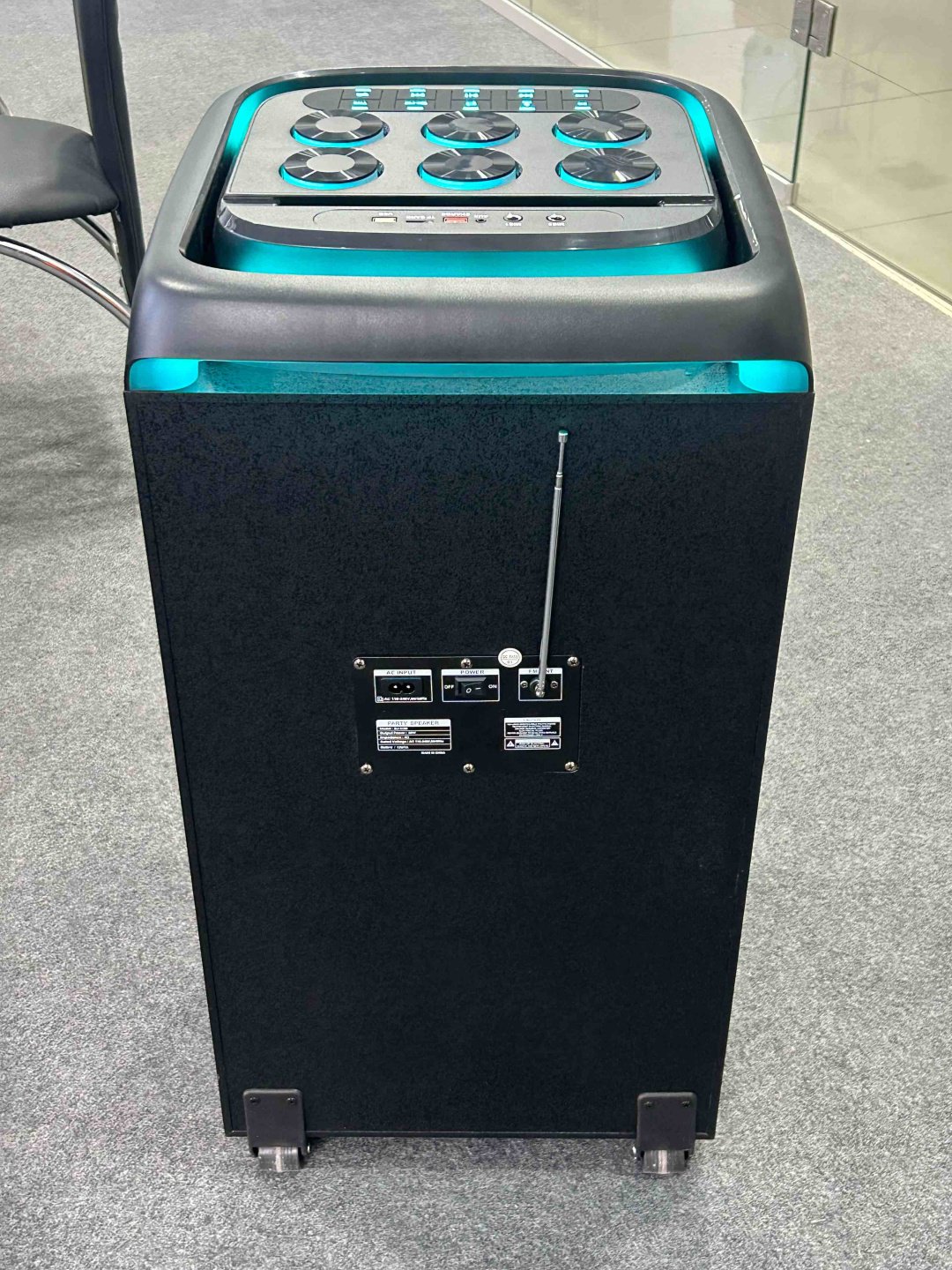 Портативная колонка DBL DJ-3120 черный купить,NaN