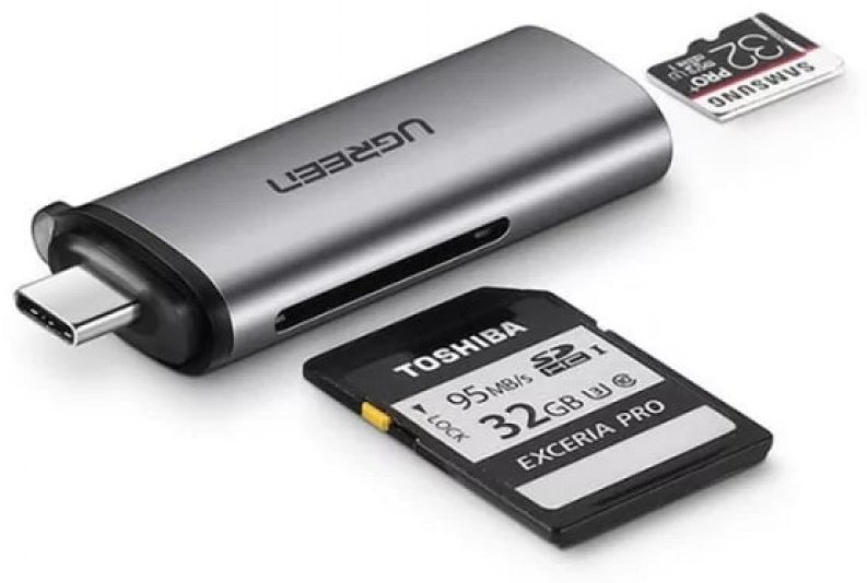 Картридер Ugreen UGREEN CM184 SD, MMC купить,NaN
