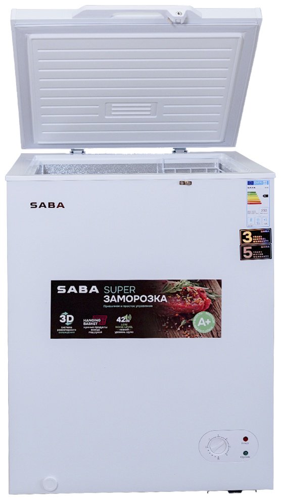 Морозильник SABA HE-150 150 л белый купить,NaN