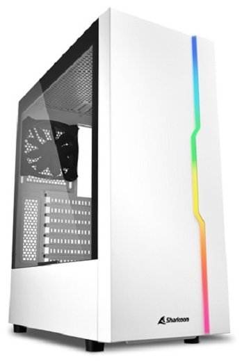Корпус Sharkoon RGB Slider White белый купить,NaN