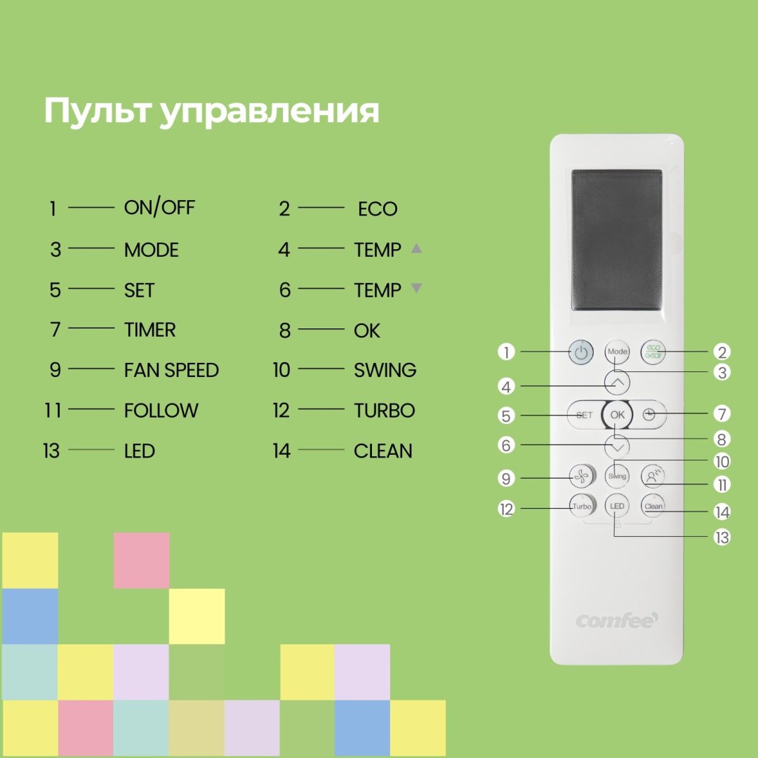 Comfee CMFAG-12HRFN8-I/CMFAG-12HRFN8-O серый + монтажный комплект купить,NaN