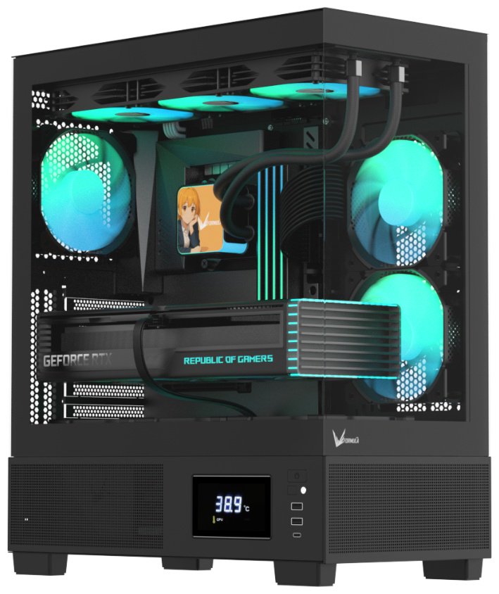 Корпус Formula V Crystal E1 Floe Black черный купить,NaN