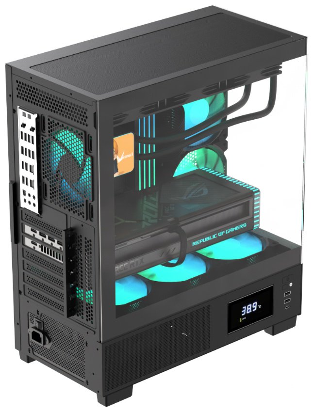 Корпус Formula V Crystal E1 Floe Black черный купить,NaN