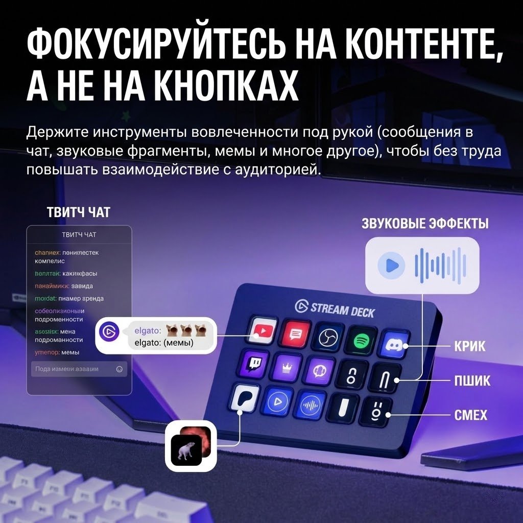 Контроллер для стриминга Elgato Stream Deck MK.2 10GBA9901 черный купить,113197