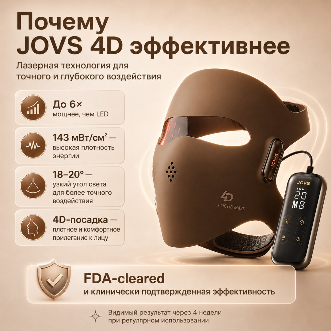 JOVS светодиодная маска для лица