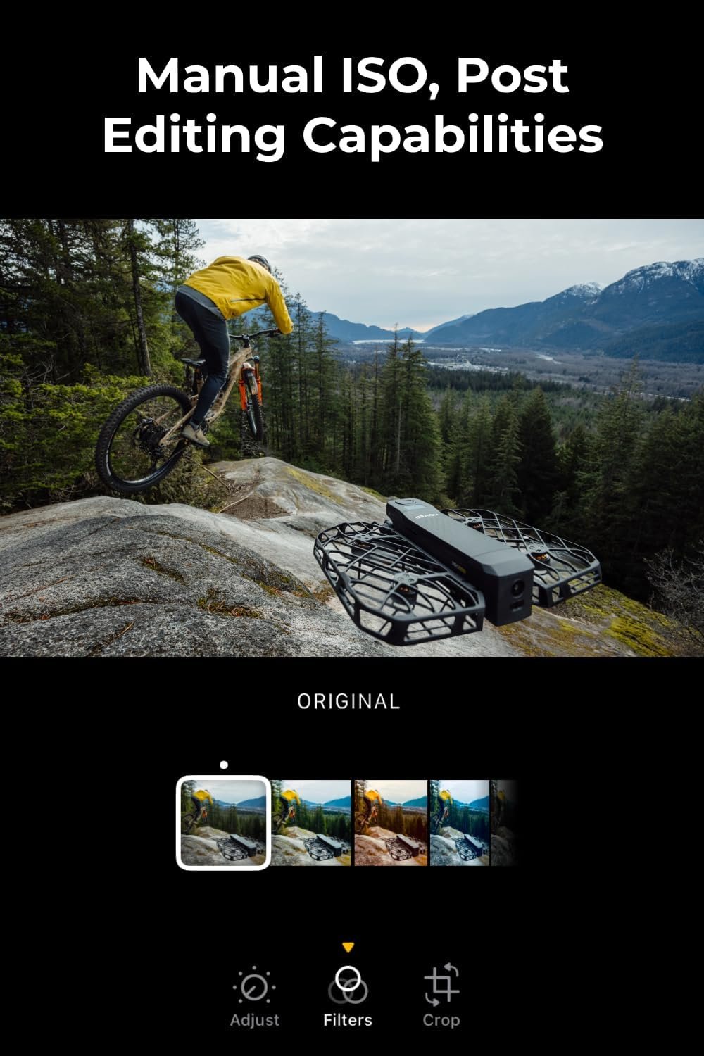 Дрон HOVERAir X1 PRO 4K базовая комплектация черный купить,800000
