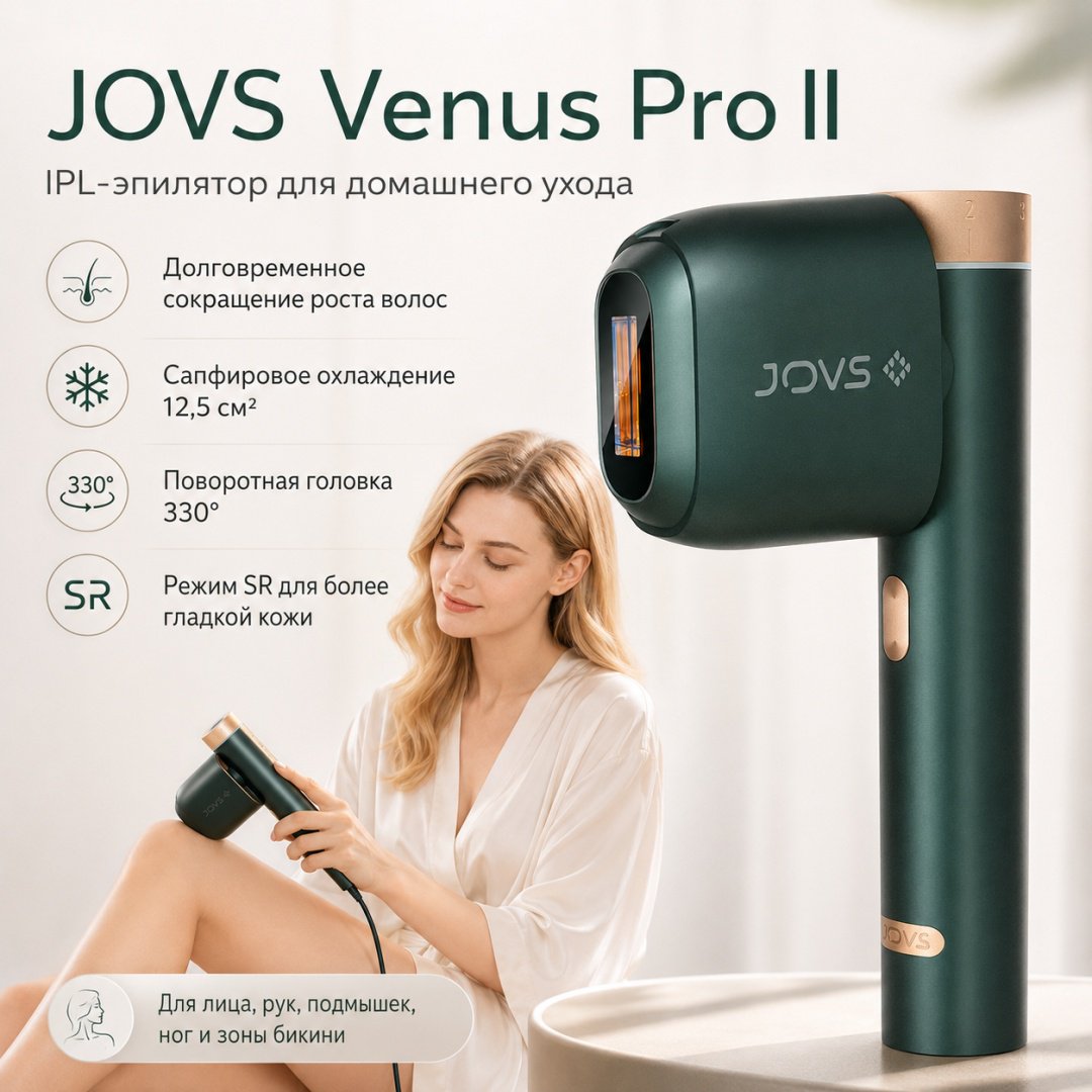 JOVS фотоэпилятор Venus Pro II IPL Hair Removal