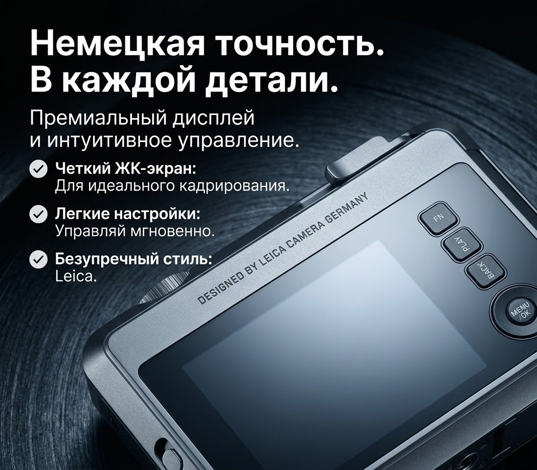 Фотокамера моментальной печати Leica SOFORT 2 красный