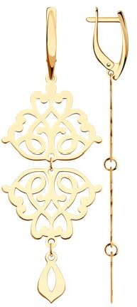Серьги Diamant 51-121-02112-1 5.5гр купить,NaN