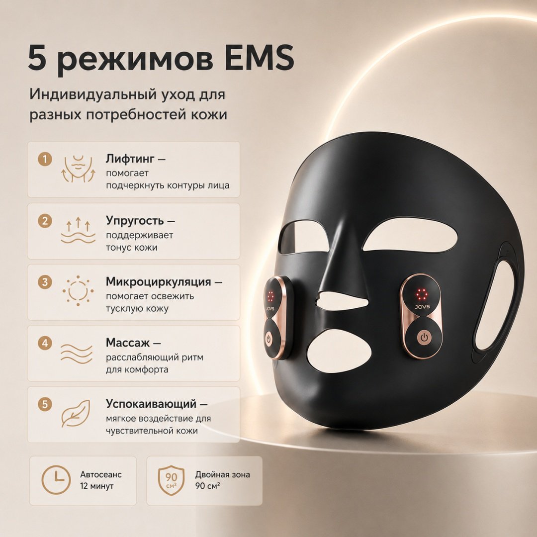 JOVS светодиодная маска для лица