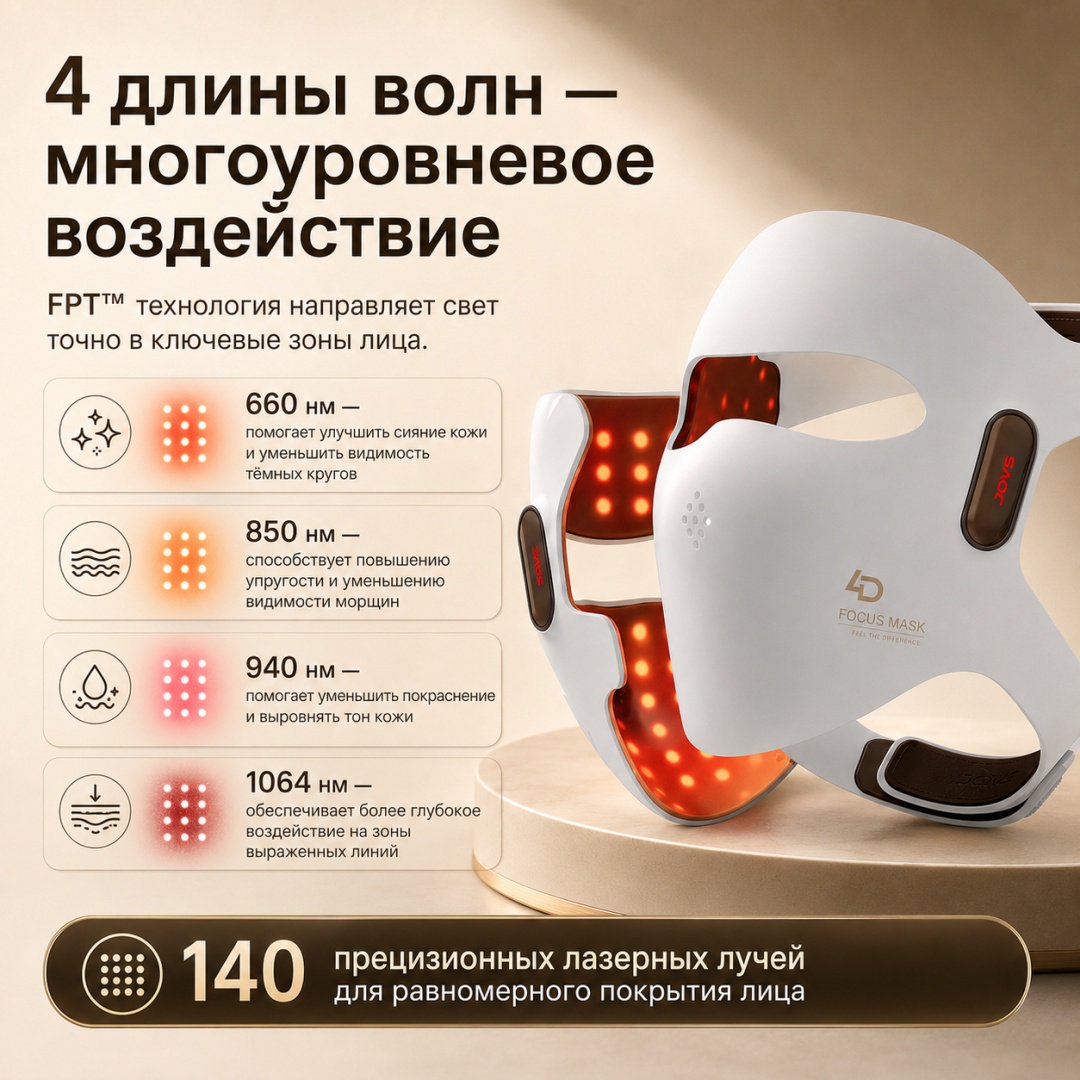 JOVS светодиодная маска для лица