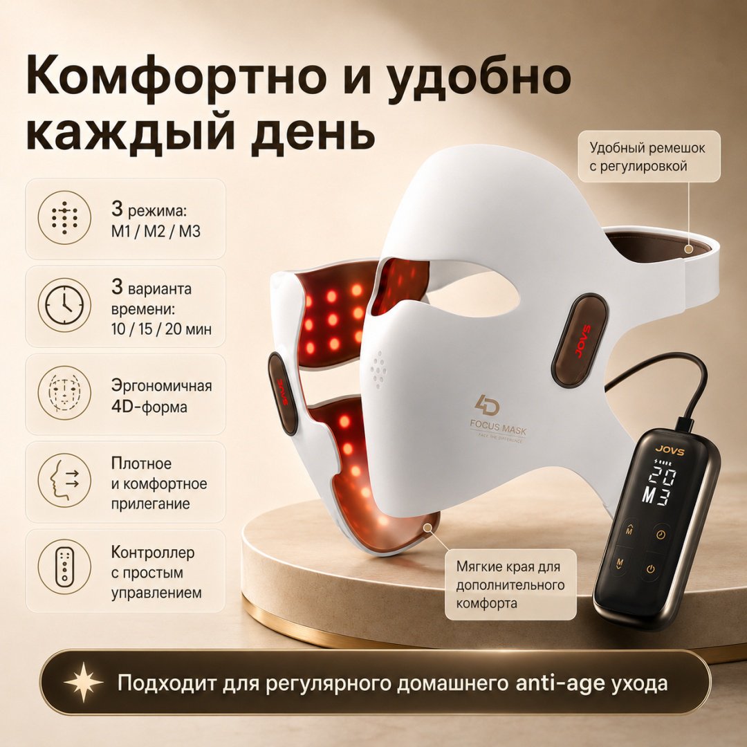 JOVS светодиодная маска для лица