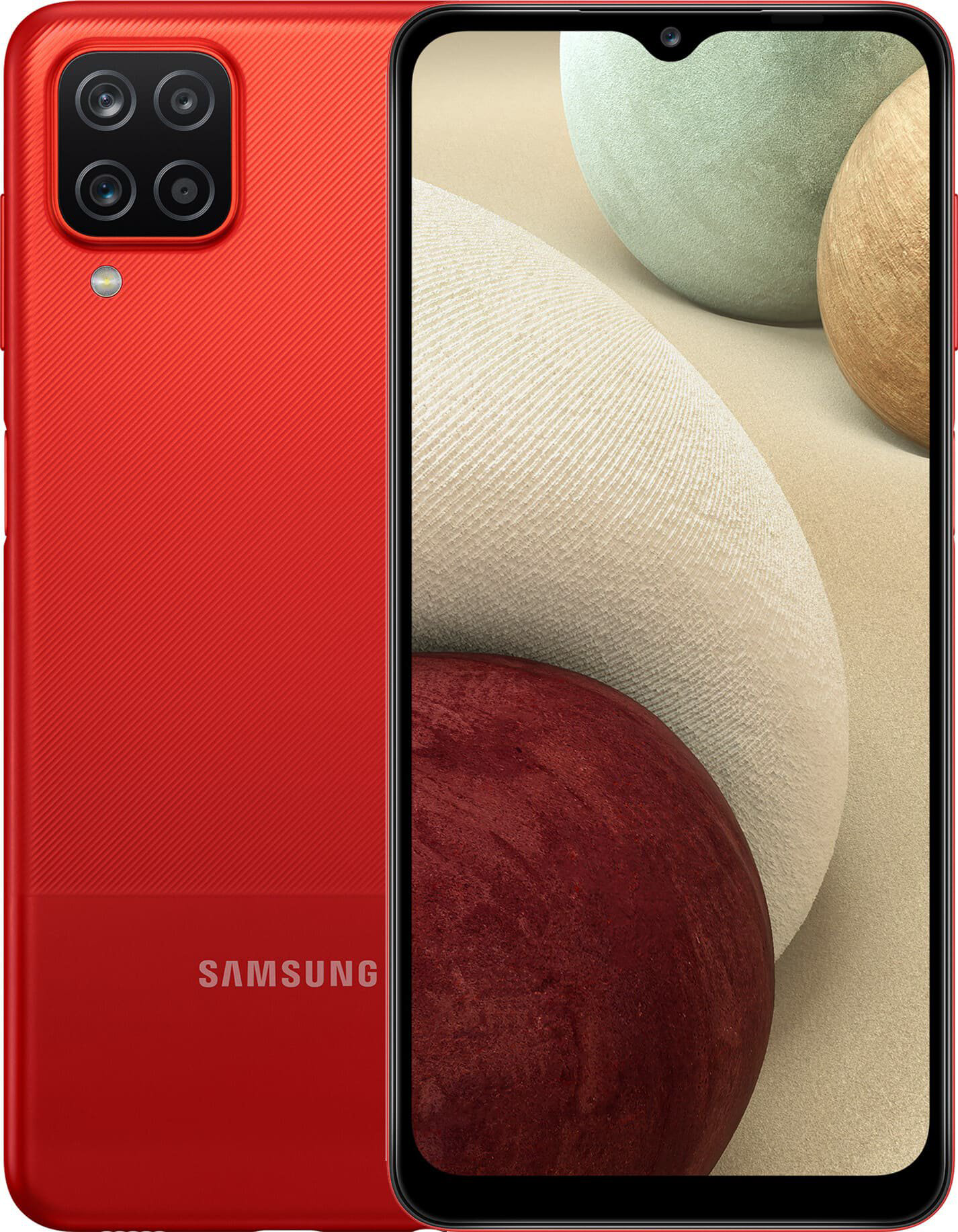 Смартфон Samsung Galaxy A12 New 4/64Gb Red купить,NaN