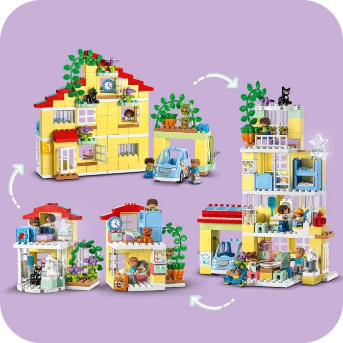 Конструктор Lego Дупло Семейный дом 3 в 1 10994  купить,0