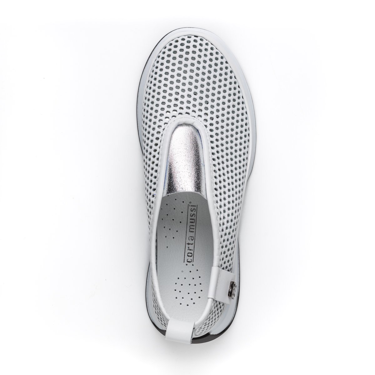 Слипоны Corta Mussi CM-217BEYAZ white 38 купить,NaN
