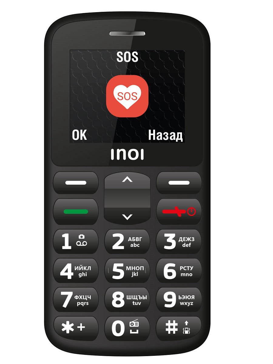 Мобильный телефон Inoi 107B Black купить,NaN