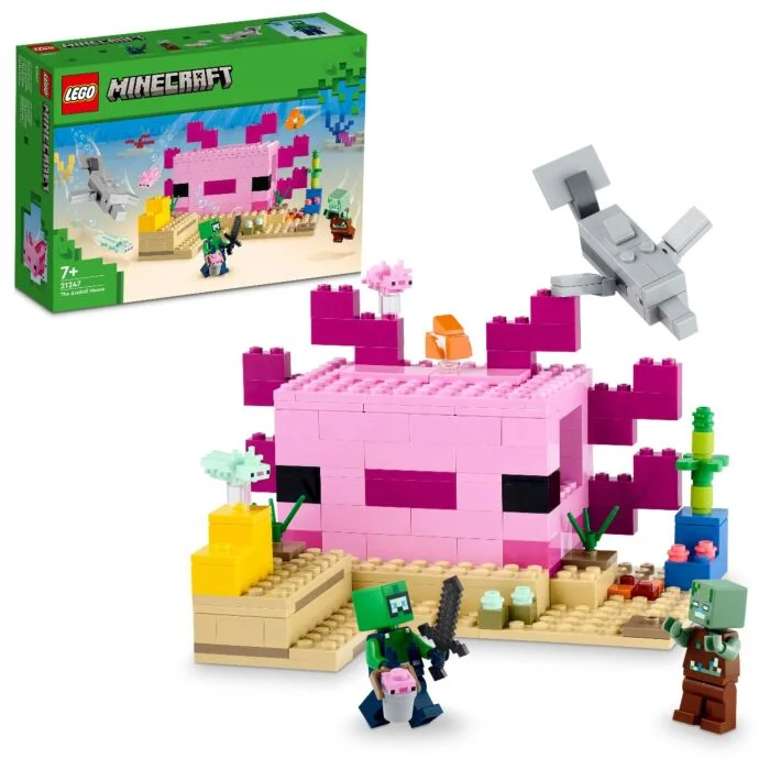 Конструктор Lego Minecraft Дом Аксолотля 21247 