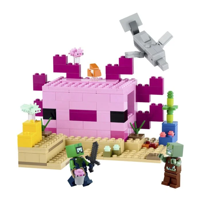 Конструктор Lego Minecraft Дом Аксолотля 21247 