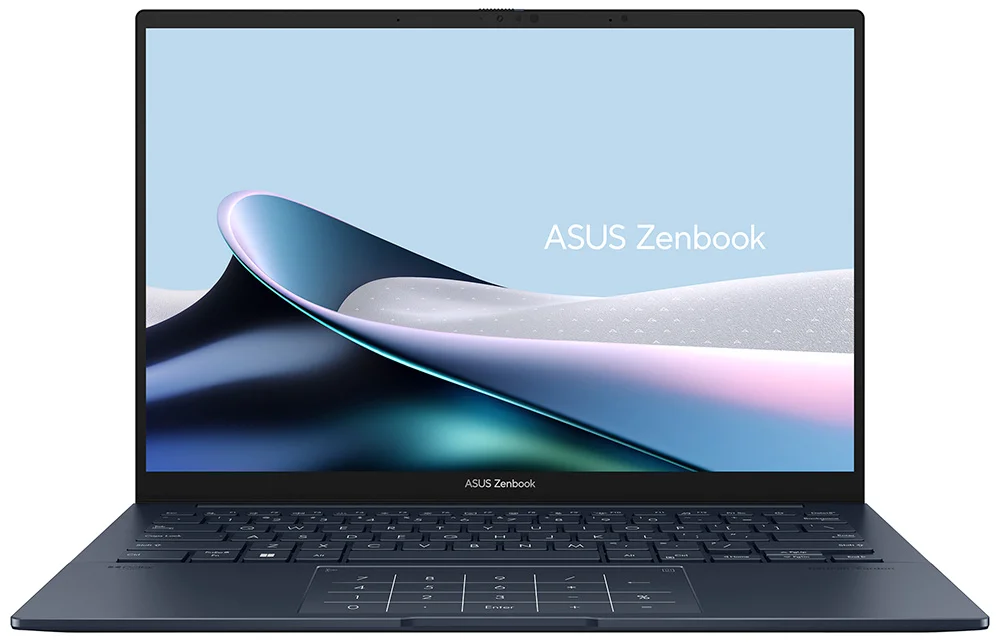 Ноутбук Ноутбук Asus Zenbook 14 Oled UX3405MA-QD270W 90NB11R1-M00T00 14" Ponder Blue