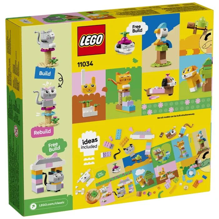 Конструктор Lego Креативные домашние животные Classic 11034