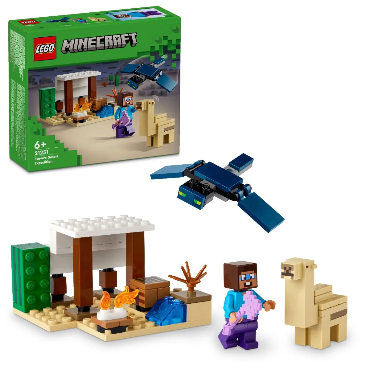 Конструктор Lego Minecraft Экспедиция Стива в пустыню 21251 