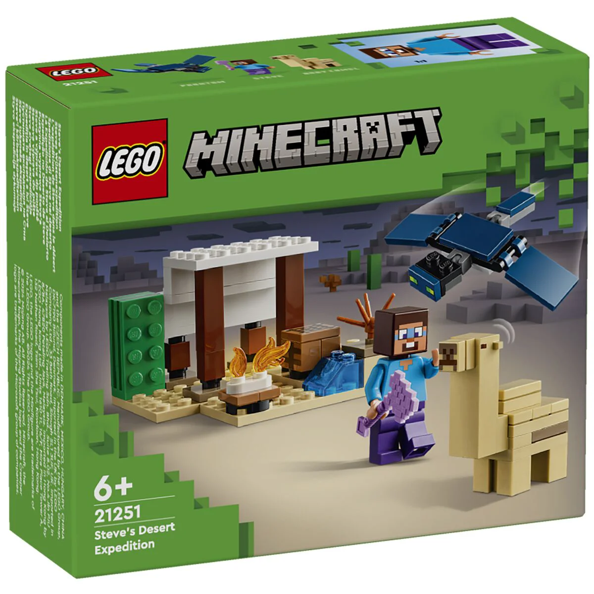 Конструктор Lego Minecraft Экспедиция Стива в пустыню 21251 