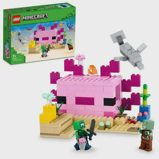 Конструктор Lego Minecraft Дом Аксолотля 21247 