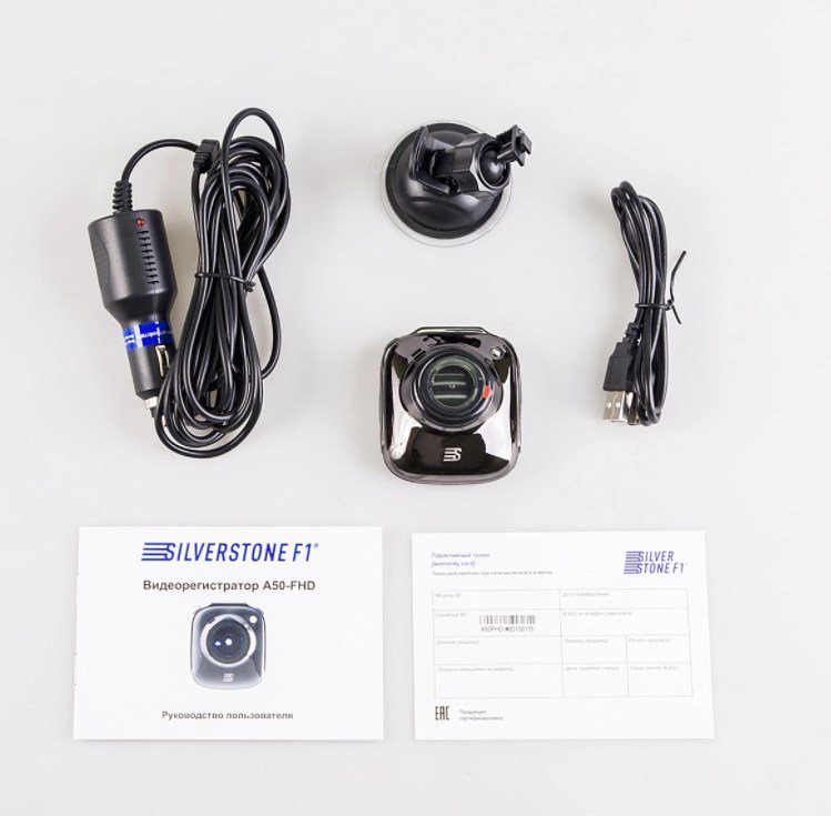 Видеорегистратор SilverStone F1 A50-FHD черный - ForteMarket Видеорегистратор SilverStone F1 A50-FHD черный купить,0