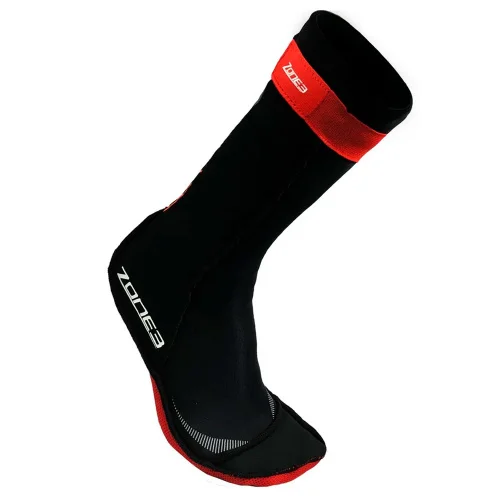 Носки Zone3 Neoprene черно-красные XS