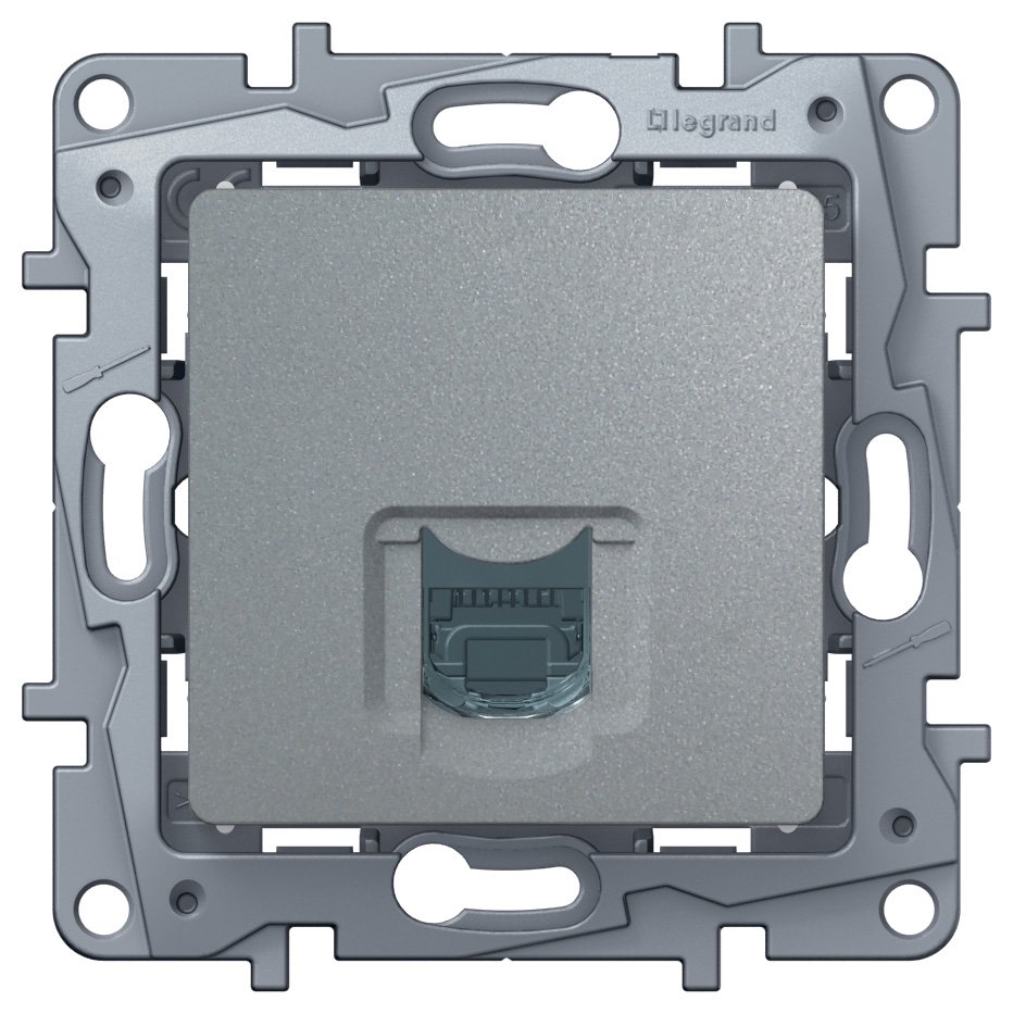 Розетка Legrand 672441 алюминий купить,NaN
