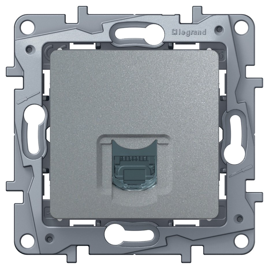 Розетка Legrand 672441 алюминий купить,NaN