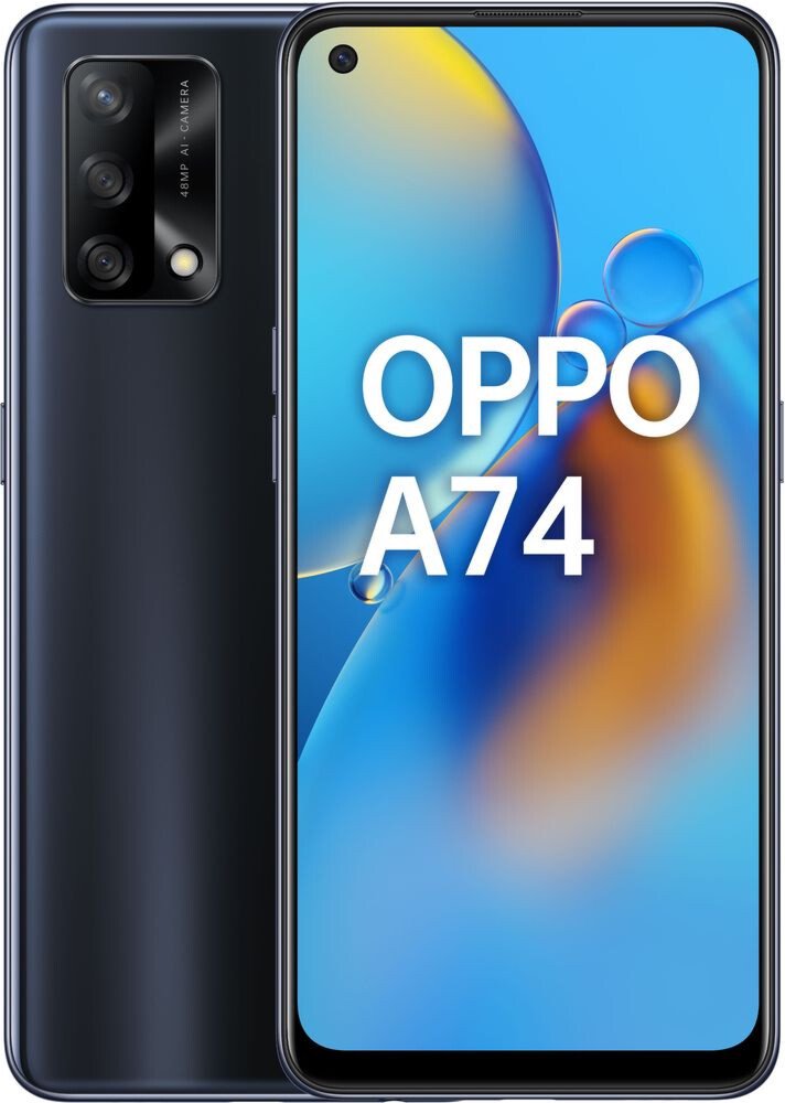 Cмартфон Oppo A74 4/128Gb Prism Black купить,NaN
