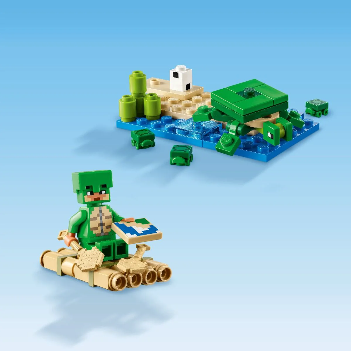 Конструктор LEGO Minecraft Пляжный дом черепахи 21254