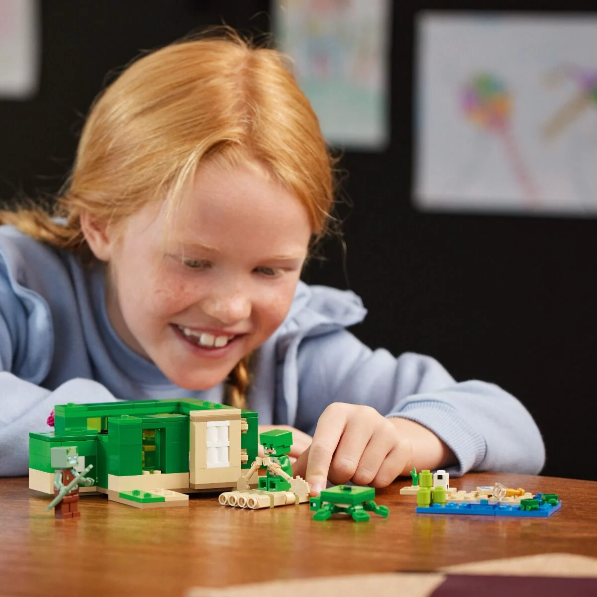 Конструктор LEGO Minecraft Пляжный дом черепахи 21254 купить,NaN