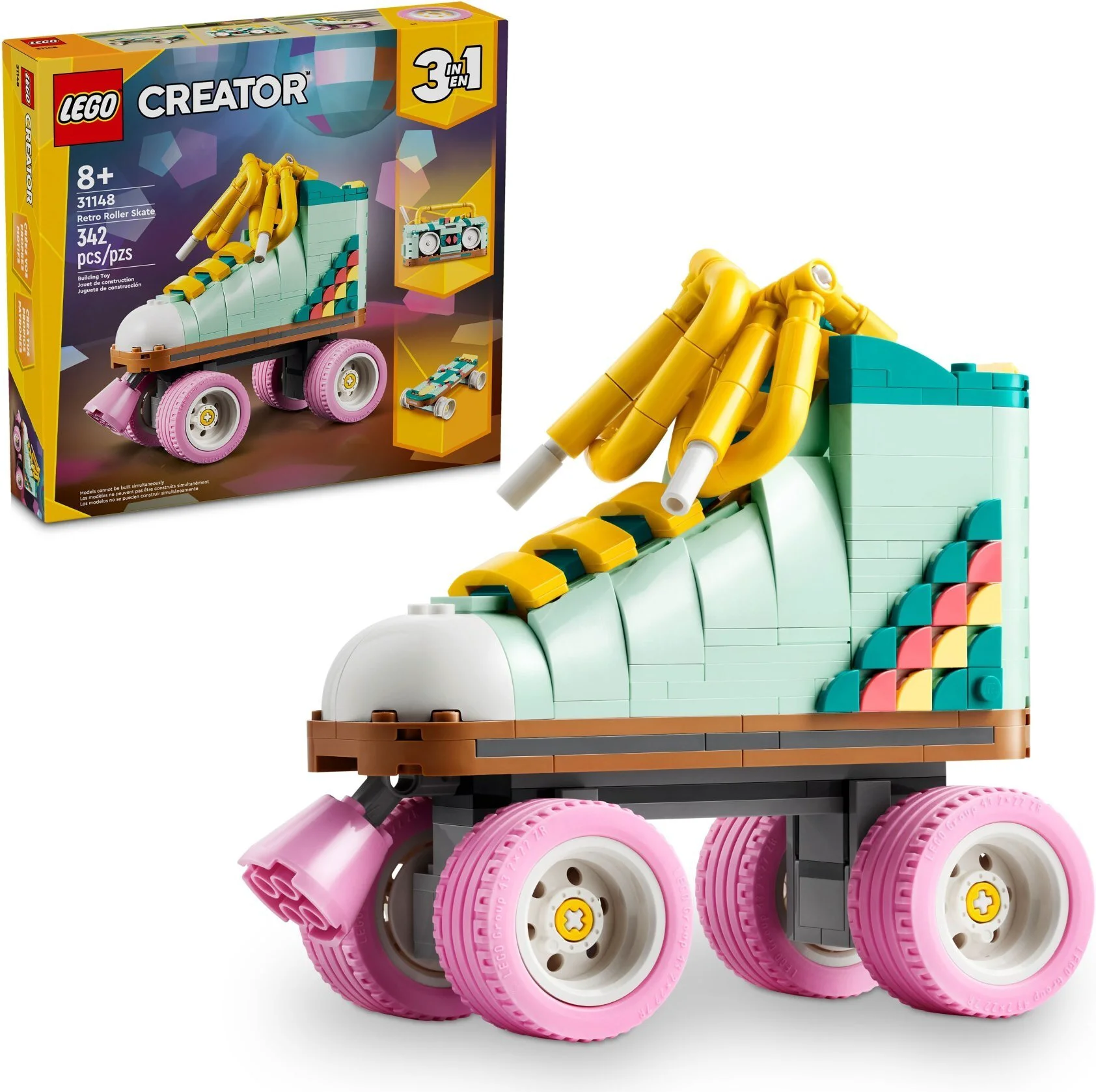 Конструктор LEGO Криэйтор Роликовые коньки 31148 купить,NaN