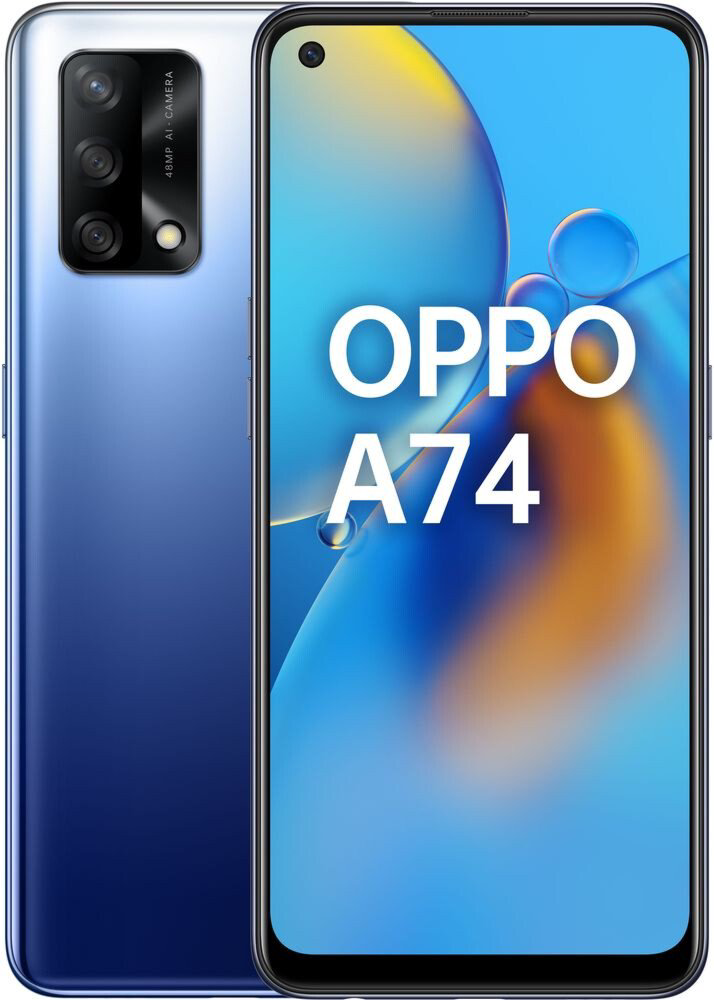 Cмартфон  Oppo  A74 128Gb Midnight Blue купить,139990