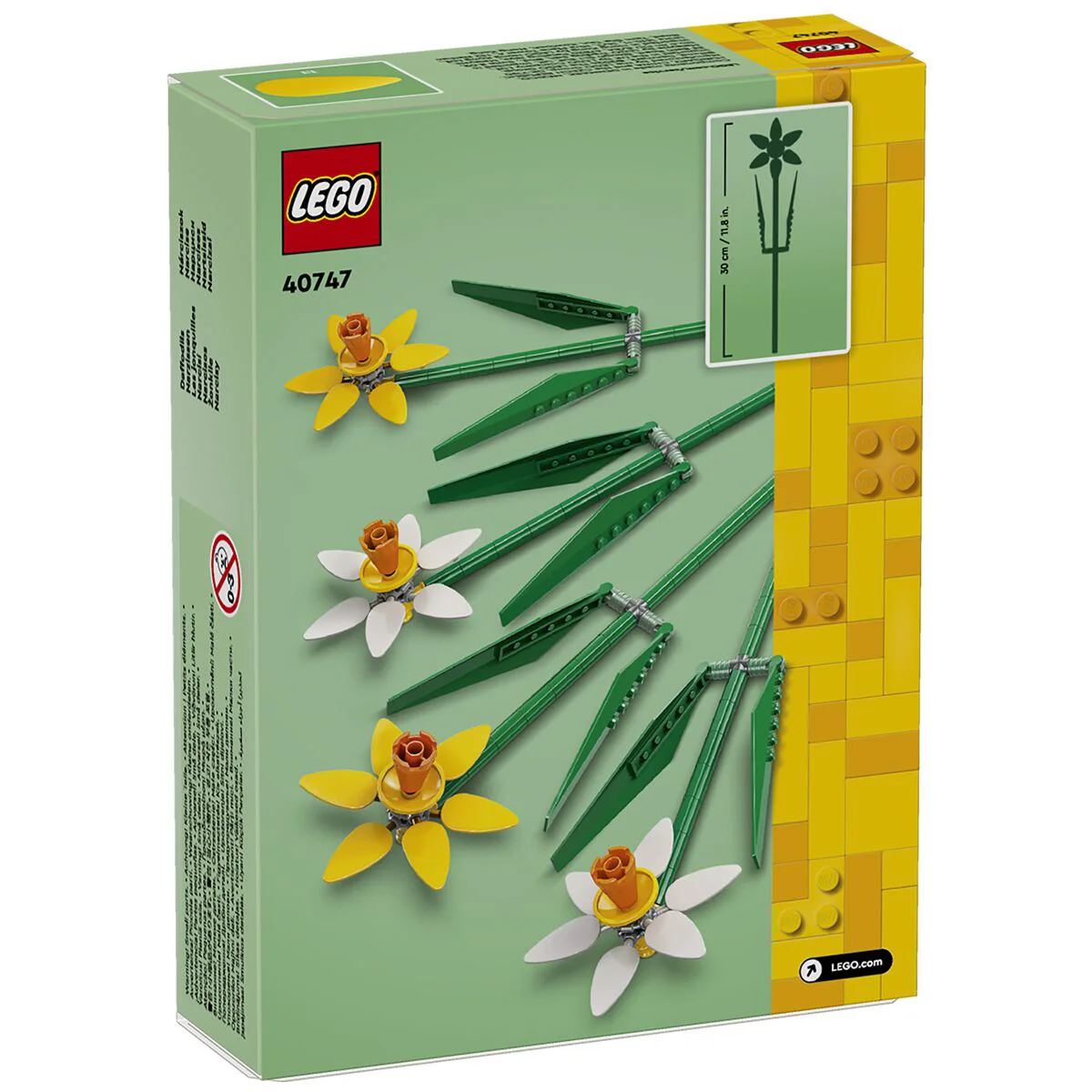 Конструктор LEGO Цветы Нарциссы 40747