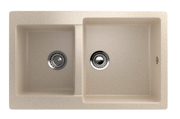 Кухонная мойка GranAlliance G-54 бежевая