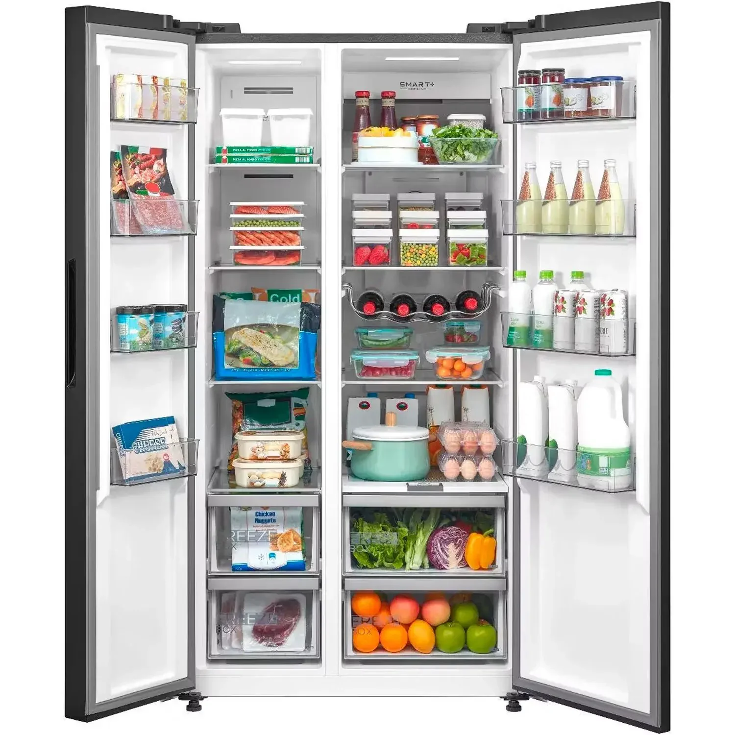 Холодильник Midea MDRS791MIE45 черный купить,479990