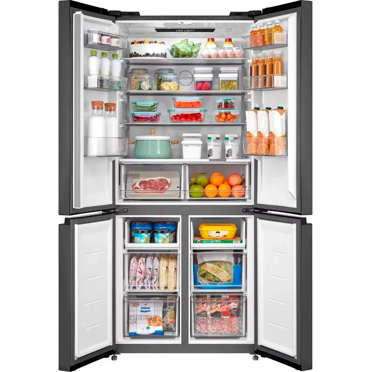 Холодильник Midea MDRM691MIE45 черный купить,569990