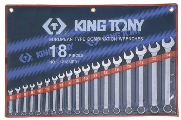 Набор комбинированных ключей King Tony 1218MR01 купить,47000