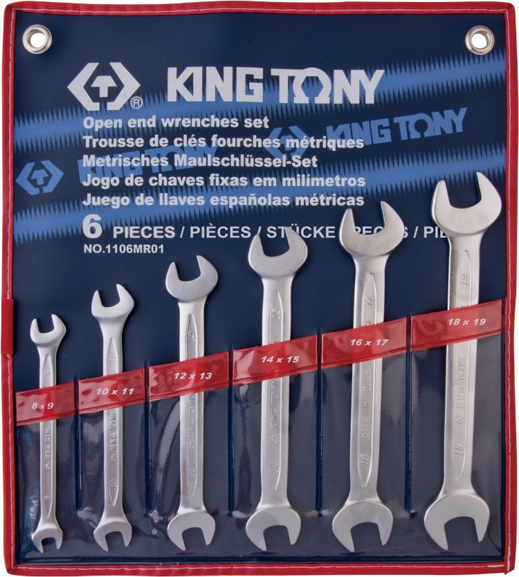 Набор гаечных ключей King Tony 1106MR01